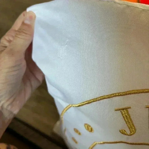 Juicy Couture Home Pink White Gold Accent Pillow and Two Standard Pillow Shams - Picture 10 of 11